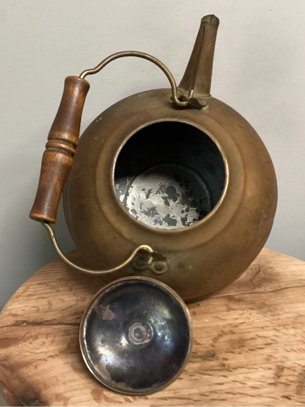 🟠 Vintage - Paul Revere Copper Crafted Tea Pot - Tea Kettle - Rome NY - Unique